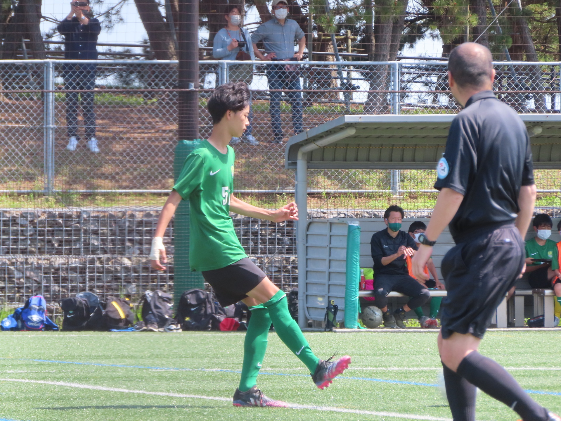 22 05 04 高円宮杯u 15サッカーリーグ22千葉 3部 専修大松戸中vsfcトリム 浦安市総合公園球技場 2 3 あああ