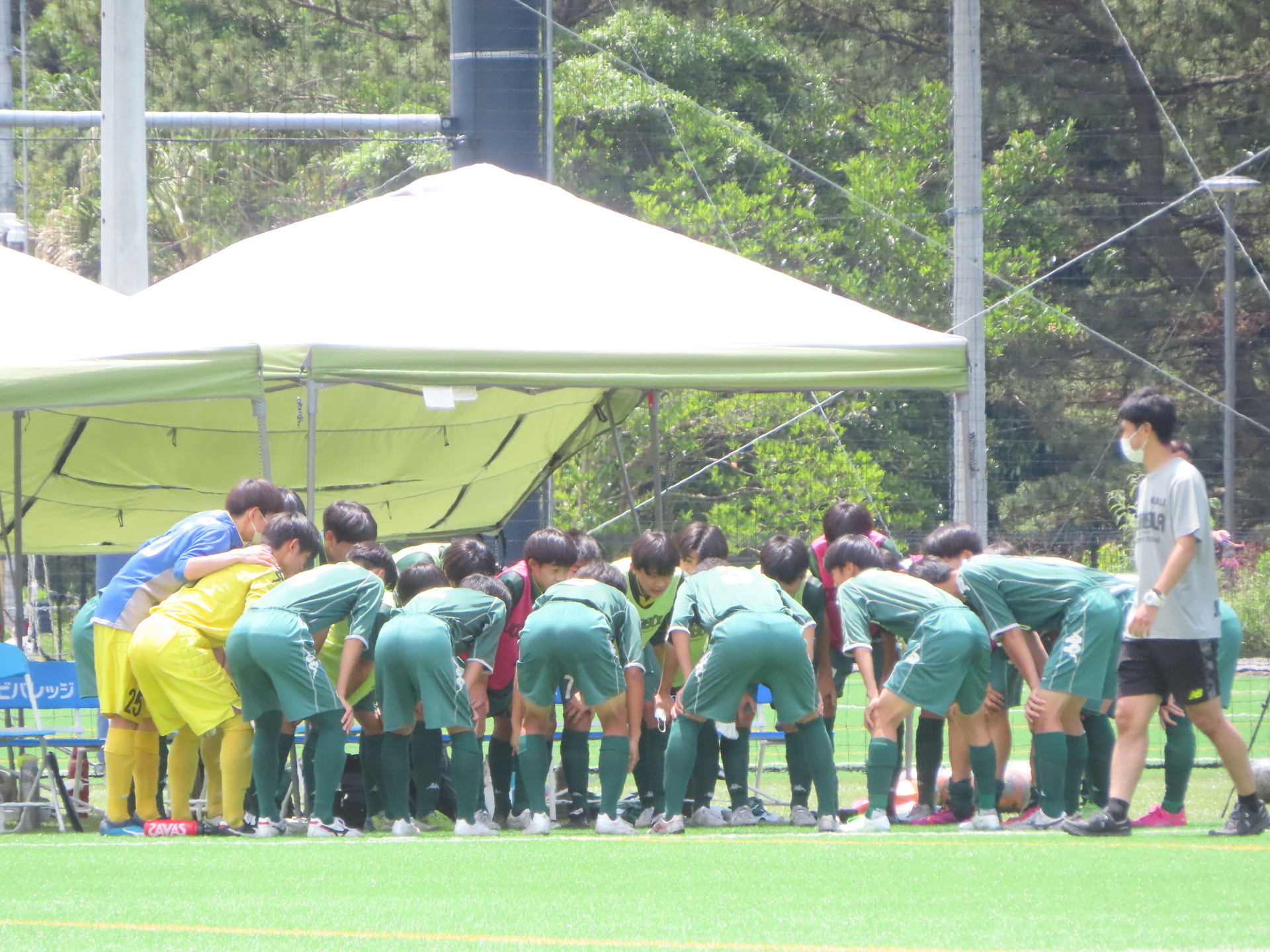 22 06 04 第28回関東クラブユースサッカー選手権 U 15 大会 1回戦 Fcラルクヴェール千葉vs三郷ジュニアユース 千葉県フットボールセンター 1 0 あああ