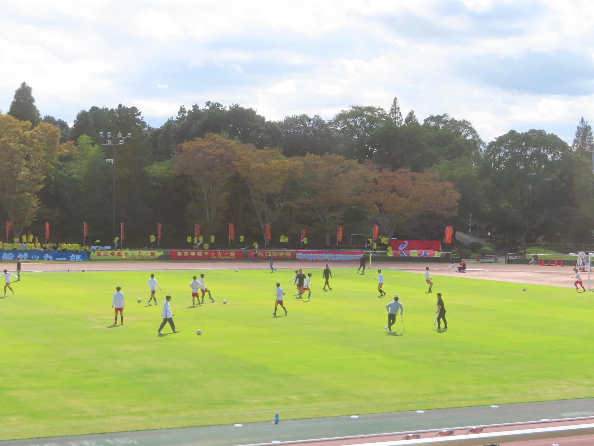 2023/10/21 令和5年度 第102回 全国高校サッカー選手権大会千葉県大会 決勝トーナメント 3回戦 千葉明徳vs東京学館(小出義雄記念陸上競技場)  2-1: あああ