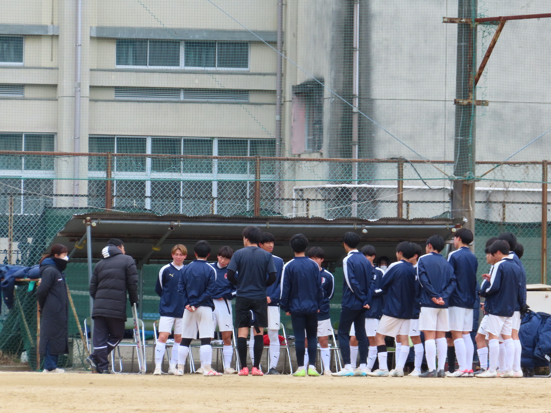 2023/02/25 TM 柏南vs白井(柏南高校グラウンド) 1-4: あああ